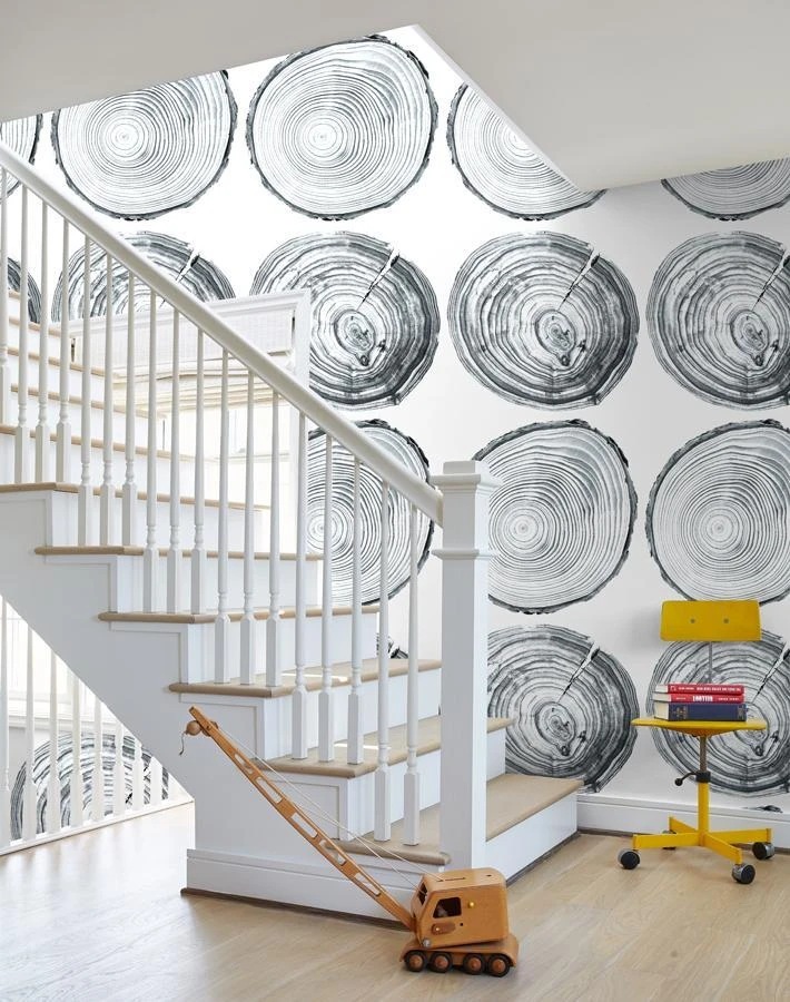 'Deux Bois' Wallpaper By Nathan Turner - Gray 4 'Deux Bois' Wallpaper By Nathan Turner - Gray - Image 2