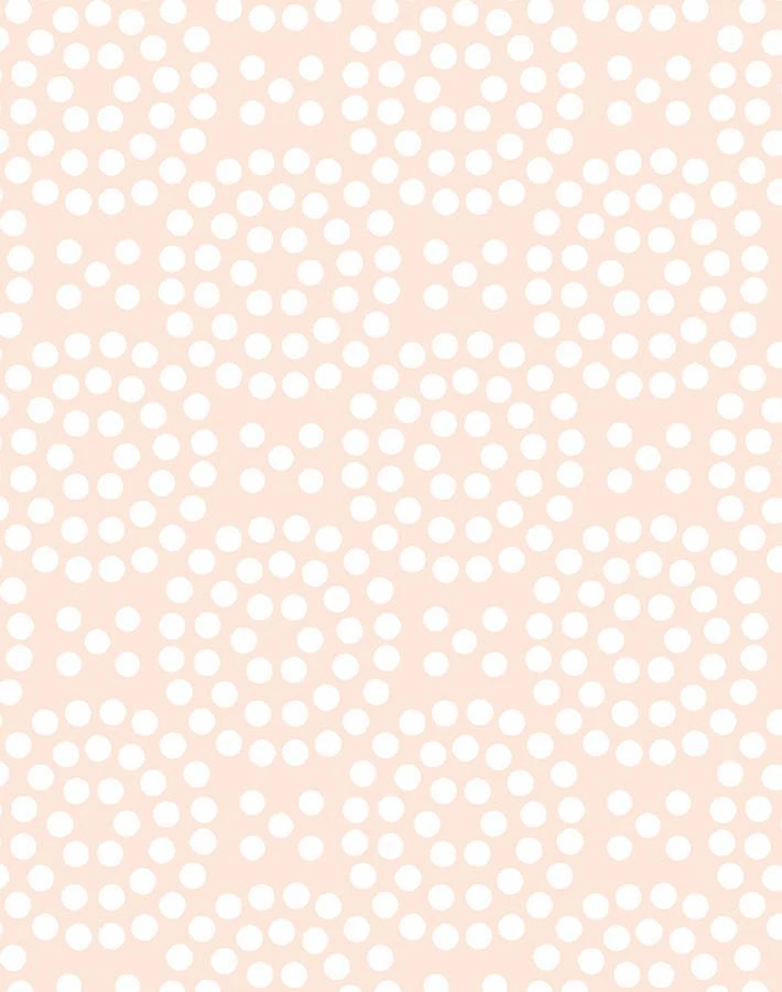 'Dot Dot' Wallpaper By Wallshoppe - Peach 5 'Dot Dot' Wallpaper By Wallshoppe - Peach - Image 3