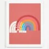 'Double Rainbow' Framed Art By Tea Collection -Wallpaper Store Double Rainbow by Tea Collection