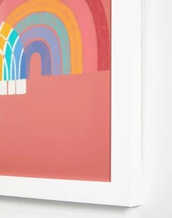 'Double Rainbow' Framed Art By Tea Collection -Wallpaper Store Double Rainbow by Tea Collection Detail