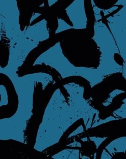 'El Quijote' Wallpaper By Chris Benz - Lapis / Black -Wallpaper Store ElQuijote 2color Lapis Black H 5e0fa0ae 8bb5 44c3 868c cfa526e75568