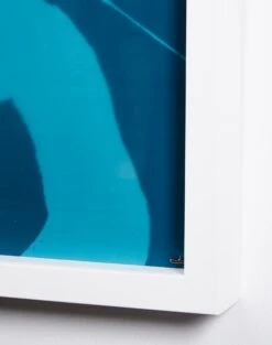 'Blue 'El Quijote' Framed Art By Chris Benz -Wallpaper Store El Quijote Blue by Nathan Turner Detail