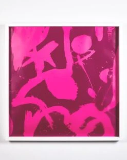 'Magenta 'El Quijote' Framed Art By Chris Benz