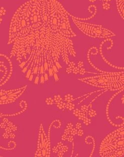 'Eleanor Rigby' Wallpaper By Wallshoppe - Ruby / Persimmon 8 'Eleanor Rigby' Wallpaper By Wallshoppe - Ruby / Persimmon -Wallpaper Store EleanorRigby Ruby