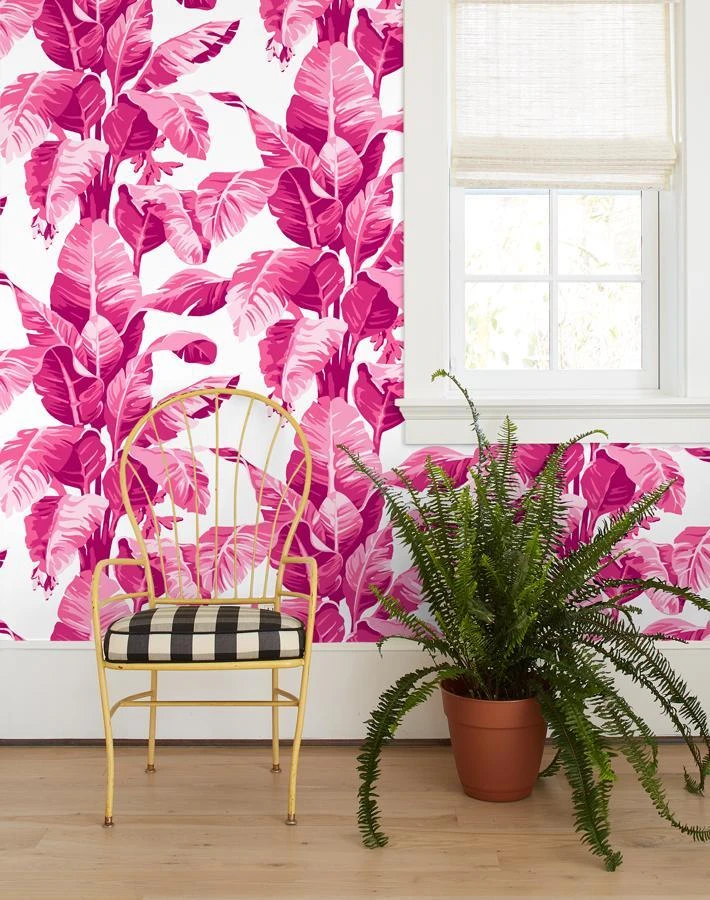 'Electric Palm' Wallpaper By Nathan Turner - White 4 'Electric Palm' Wallpaper By Nathan Turner - White - Image 2