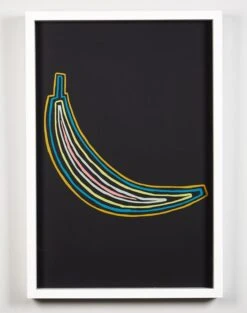 'Electric Banana' Framed Art By Tea Collection