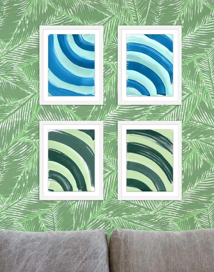 'Rainbow Emerald' Framed Art By Nathan Turner 4 'Rainbow Emerald' Framed Art By Nathan Turner - Image 2