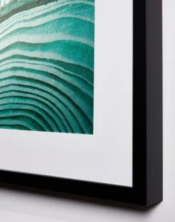 'Green 'Faux Bois Glam' Framed Art By Nathan Turner -Wallpaper Store Faux Bois Green Glam Detail