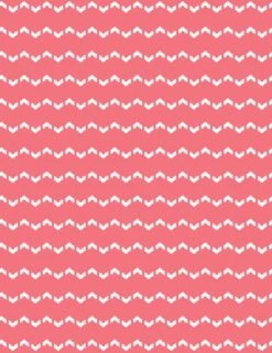 'Fes Zag' Wallpaper By Wallshoppe - Flamingo