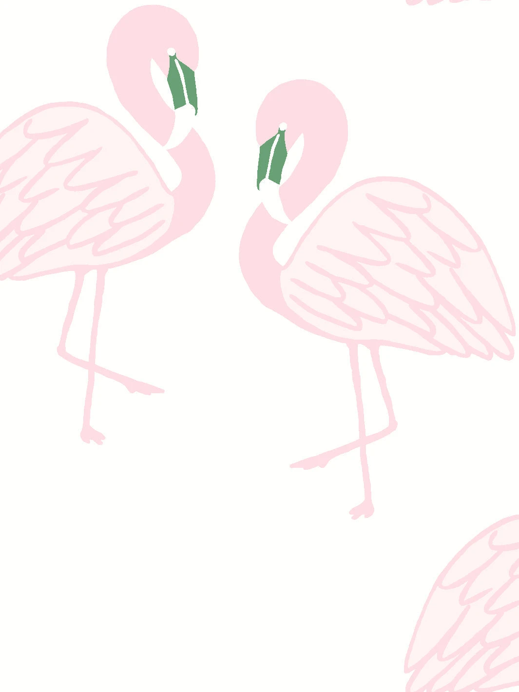 'Flamingos' Wallpaper By Tea Collection - Beverly Hills 5 'Flamingos' Wallpaper By Tea Collection - Beverly Hills - Image 3
