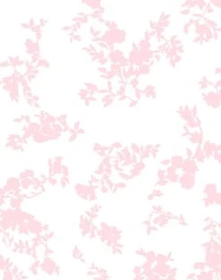 'Françoise Floral' Wallpaper By Clare V. - Pink -Wallpaper Store Francoise Floral by Clare V Pink detail