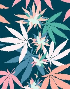 'Girls Best Friend' Wallpaper By Nathan Turner - Deep Blue -Wallpaper Store GBF deepblue detail c5ae5b06 c331 482a 8ca2 d48b6d335823