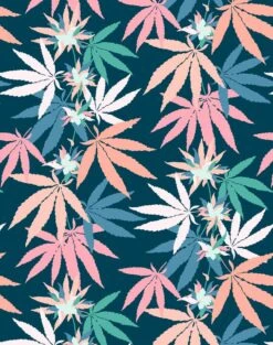 'Girls Best Friend' Wallpaper By Nathan Turner - Deep Blue -Wallpaper Store GBF deepblue product shot 616b34fb f36e 4868 acfb a7f36b117ec0