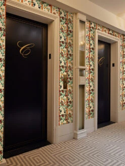 'Gallery Room Floral' Wallpaper By CAB X Carlyle - Cream