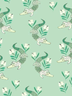 'Gator Garden' Wallpaper By Tea Collection - Aventurine