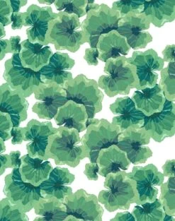 'Geranium Leaves' Wallpaper By Nathan Turner - White -Wallpaper Store Geranium Leaves White design 56152521 504e 4b6f b31b 4d46fdc6807c
