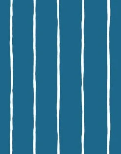 'Get In Line' Wallpaper By Wallshoppe - Cadet Blue -Wallpaper Store GetInLine cadet blue detail