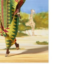 'Ghanaian Barbie™ On Acrylic -Wallpaper Store Ghanaian Barbie on Acrylic by artshoppe detail