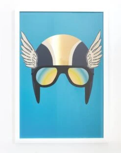 'Golden Helmet' Framed Art By Tea Collection