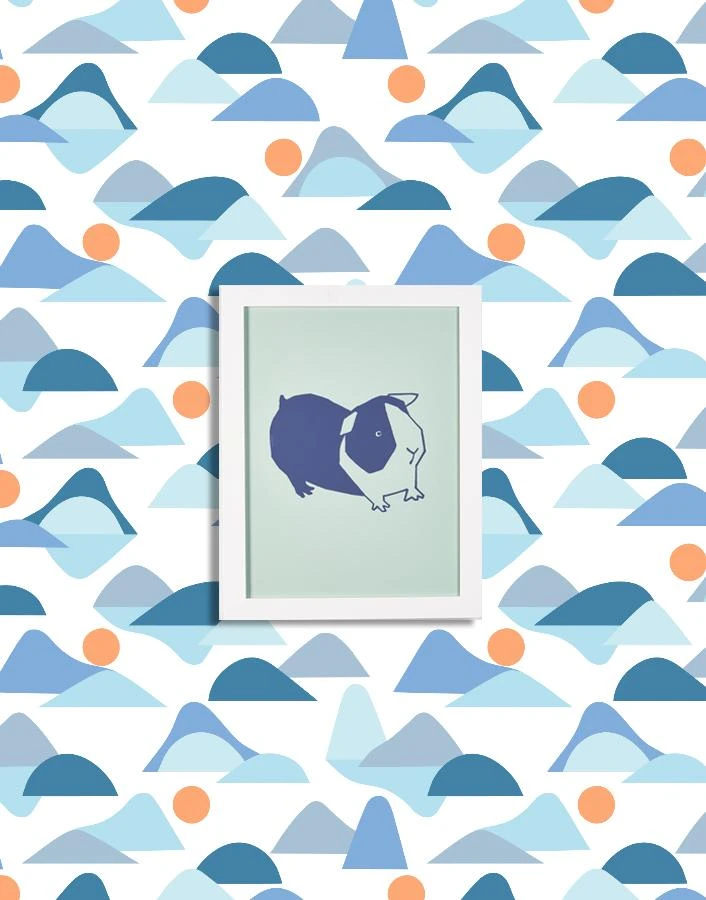 'Guinea Pig' Framed Art By Tea Collection 4 'Guinea Pig' Framed Art By Tea Collection - Image 2