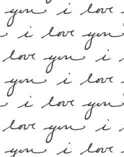 'I Love You' Wallpaper By Sugar Paper - White 6 'I Love You' Wallpaper By Sugar Paper - White -Wallpaper Store Iloveyou white detail a9870d74 b66b 471d 9f04 c3e46ea6d34a