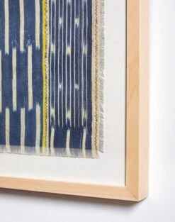 'Indigo Cloth' Framed Art By Chris Benz -Wallpaper Store Indigo Cloth by Chris Benz Detail