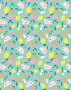 'Island Fruits' Wallpaper By Tea Collection - Caribbean