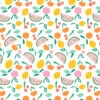 'Island Fruits' Wallpaper By Tea Collection - Melon Green -Wallpaper Store IslandFruit Melon Green design