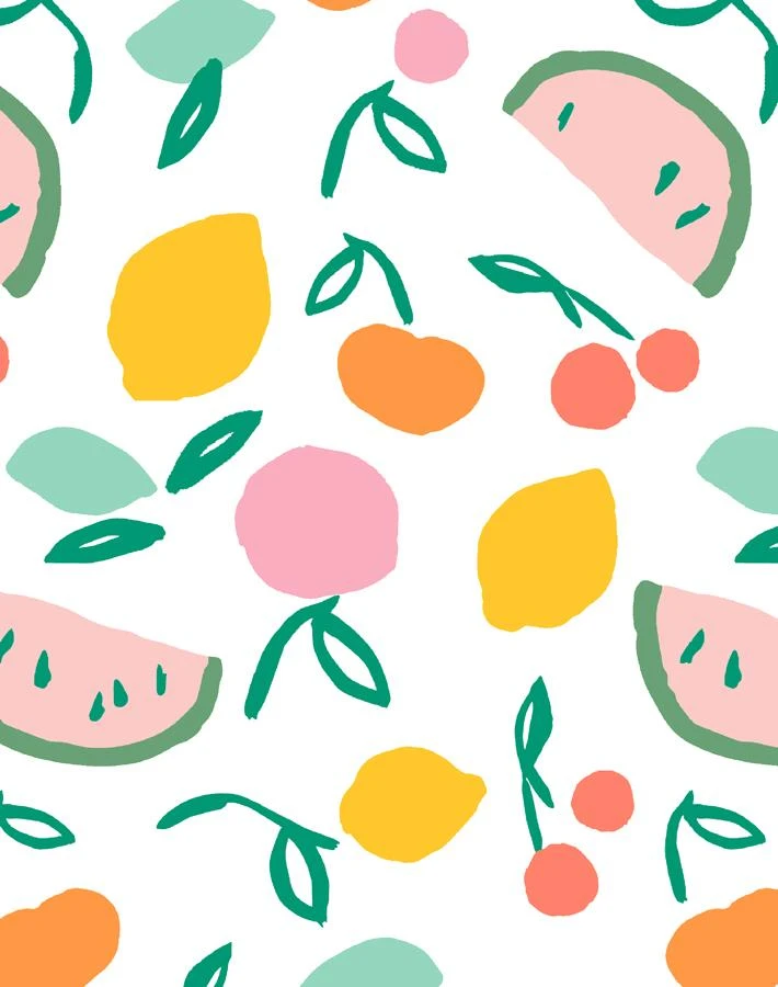 'Island Fruits' Wallpaper By Tea Collection - Melon Green 5 'Island Fruits' Wallpaper By Tea Collection - Melon Green - Image 3