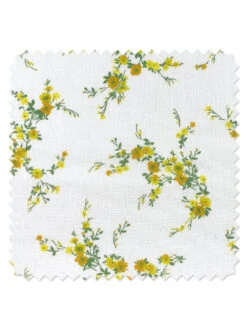 'Fabric By The Yard - Jolene - Daffodil On Linen