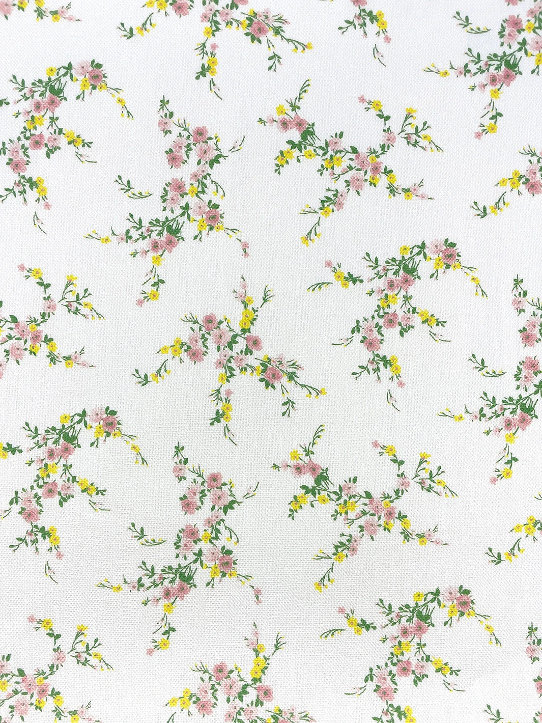 'Fabric By The Yard - Jolene - Lemon Pink On Linen 4 'Fabric By The Yard - Jolene - Lemon Pink On Linen - Image 2