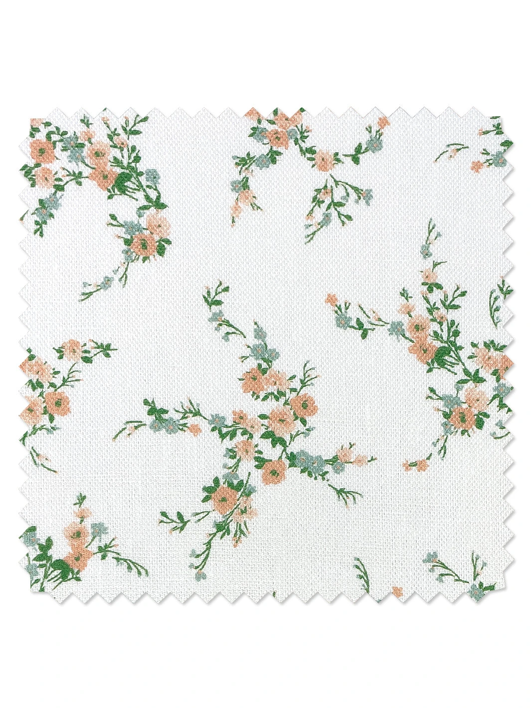'Fabric By The Yard - Jolene - Peach On Linen 3 'Fabric By The Yard - Jolene - Peach On Linen