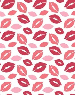 'Kiss My A' Wallpaper By Nathan Turner - Red