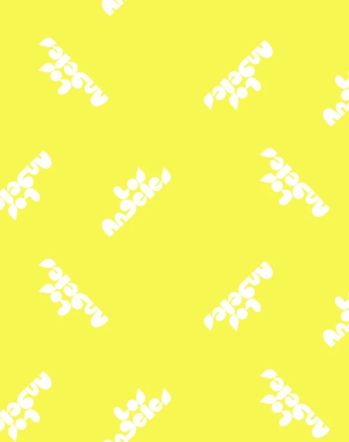 'Los Angeles' Wallpaper By Clare V. - Yellow 3 'Los Angeles' Wallpaper By Clare V. - Yellow