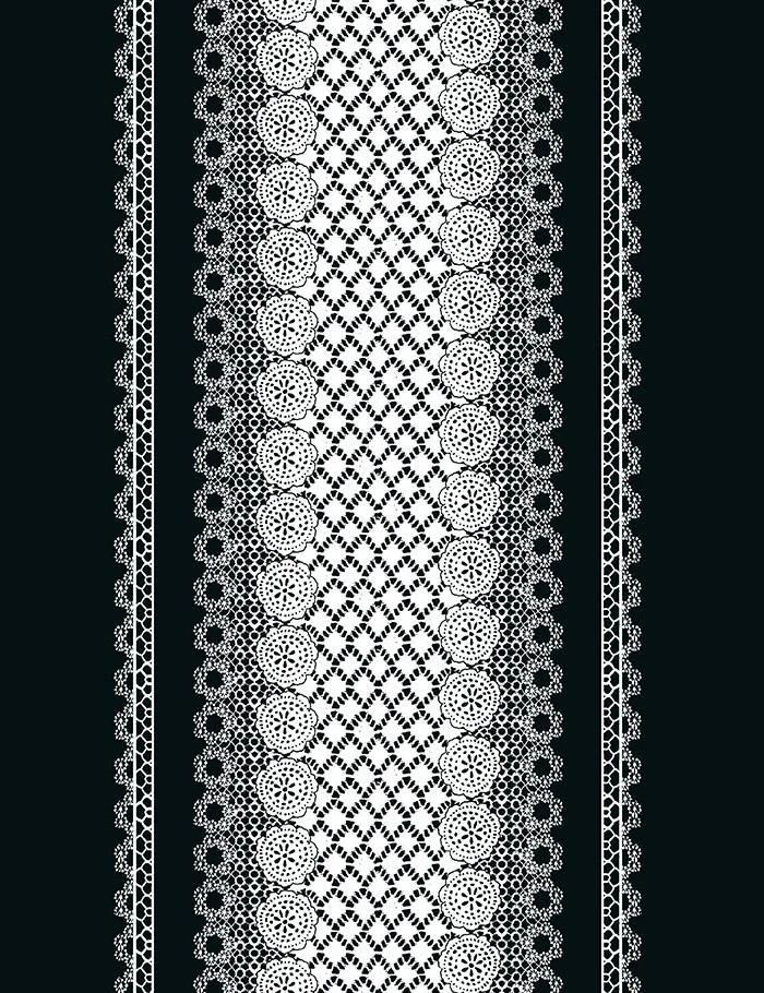 'Lace Front' Wallpaper By Nathan Turner - Onyx 5 'Lace Front' Wallpaper By Nathan Turner - Onyx - Image 3