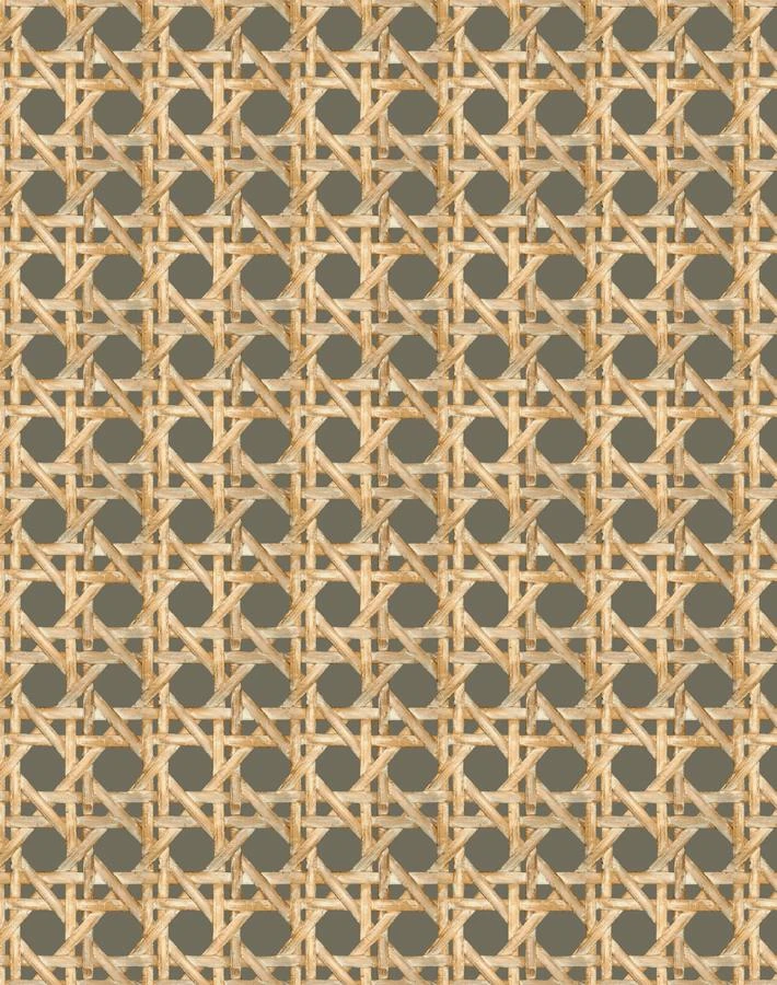 'Faux Large Caning' Wallpaper By Wallshoppe - Umber 3 'Faux Large Caning' Wallpaper By Wallshoppe - Umber