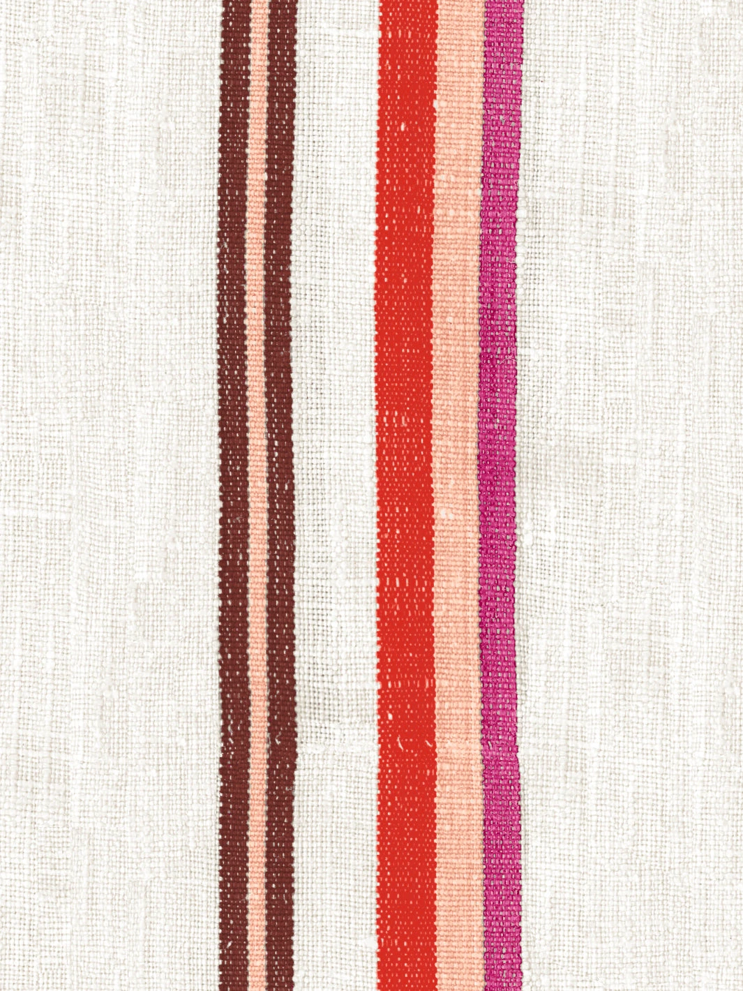 'Life Is A Banquet Stripe' Wallpaper By Lingua Franca - Peach + Rust 5 'Life Is A Banquet Stripe' Wallpaper By Lingua Franca - Peach + Rust - Image 3