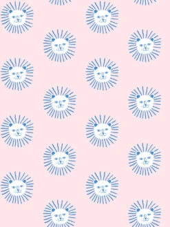 'Lion's Mane' Wallpaper By Tea Collection - Cerulean