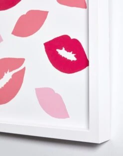 'Lip Lock' Framed Art By Nathan Turner -Wallpaper Store Lip Lock by Nathan Turner Detail