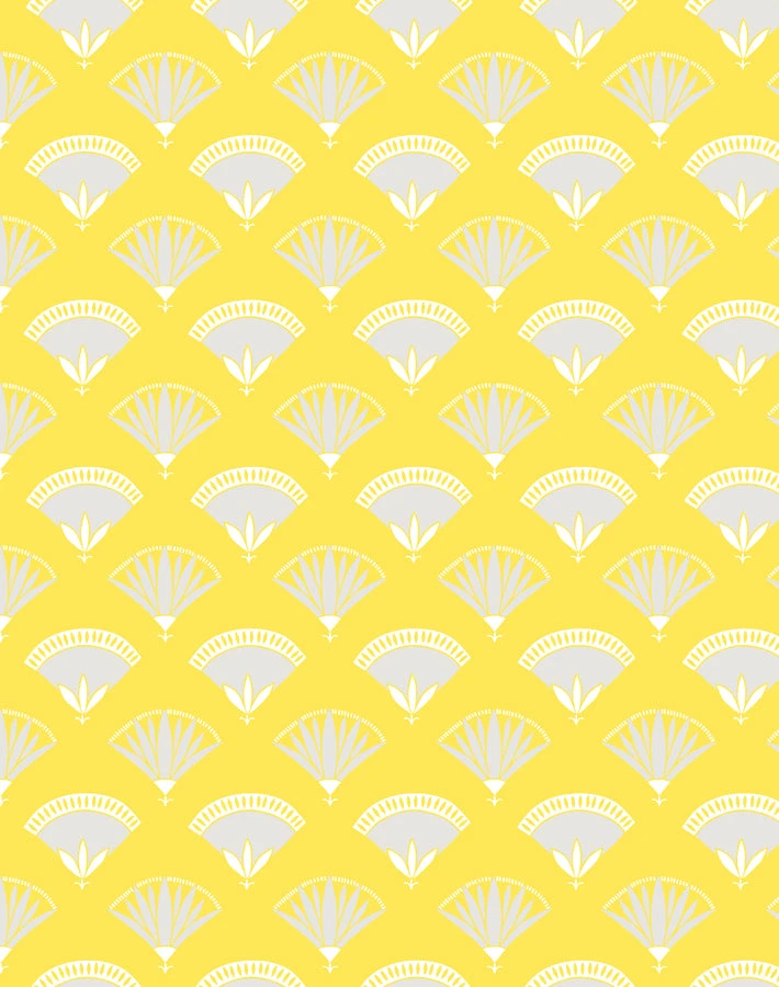 'Lotus Papyrus' Wallpaper By Tea Collection - Daffodil 3 'Lotus Papyrus' Wallpaper By Tea Collection - Daffodil