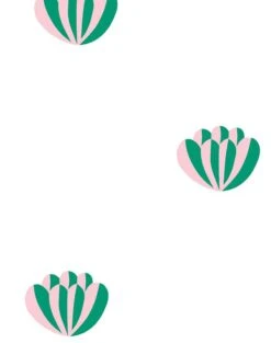'Lotus' Wallpaper By Clare V. - Emerald / Pink -Wallpaper Store Lotus Emerald Pink Detail c654dbc1 4622 481a a9b3 e300c35b776c