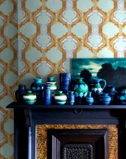 'Louie Whoey' Wallpaper By Wallshoppe - Seafoam -Wallpaper Store LouieWhoey RS seafoam dec4b27c f597 4e27 839e 44dfc827b82d