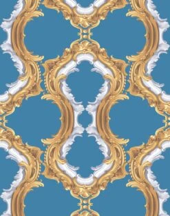 'Louie Whoey' Wallpaper By Wallshoppe - Lapis