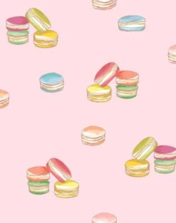 'Macarons' Wallpaper By Nathan Turner - Pink -Wallpaper Store Macarons pink n 06a9b52f cfba 4f58 b2a2 55008184f6d3