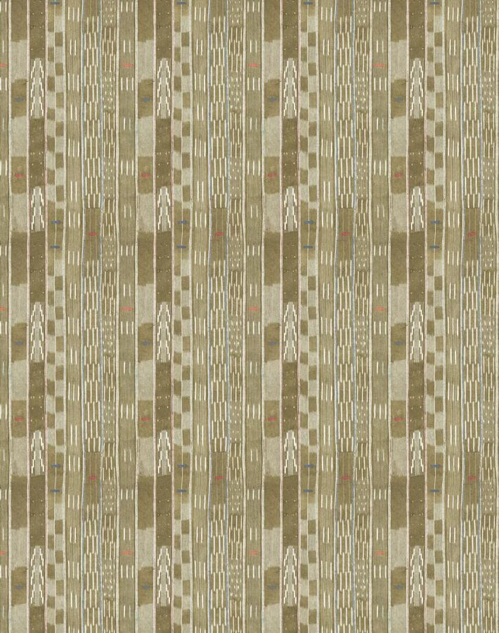 'Small Madison Stripe' Wallpaper By Chris Benz - Tan 6 'Small Madison Stripe' Wallpaper By Chris Benz - Tan - Image 4