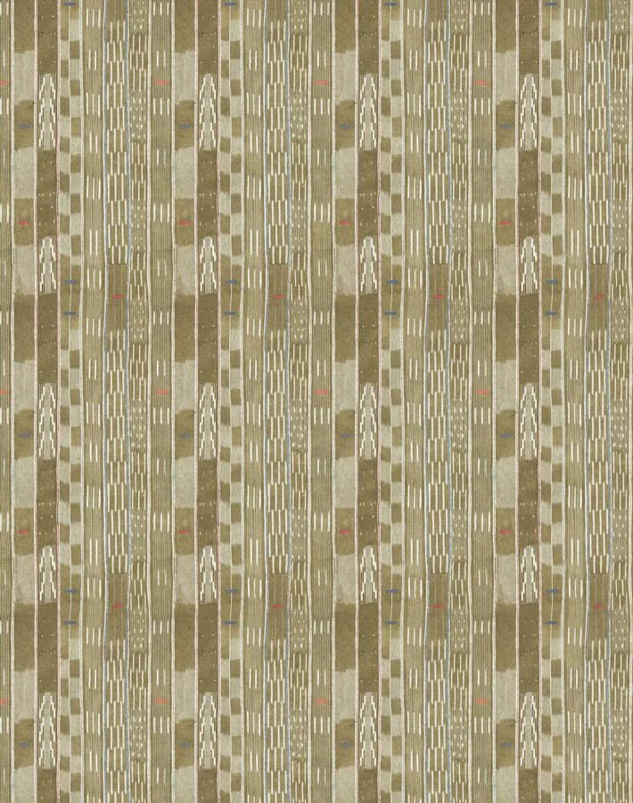 'Small Madison Stripe' Wallpaper By Chris Benz - Tan 3 'Small Madison Stripe' Wallpaper By Chris Benz - Tan