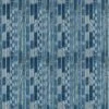 'Small Madison Stripe' Wallpaper By Chris Benz - Blue