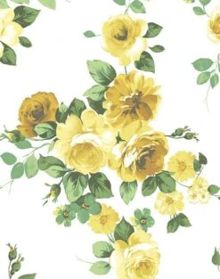 'Maggie May' Wallpaper By Wallshoppe - Yellow -Wallpaper Store Maggie May Yellow detail 273840d3 2f01 467e 87cb 08b7ed7ba9b7