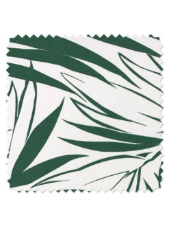 'Fabric By The Yard - Majesty Palm - Green On Hopsack