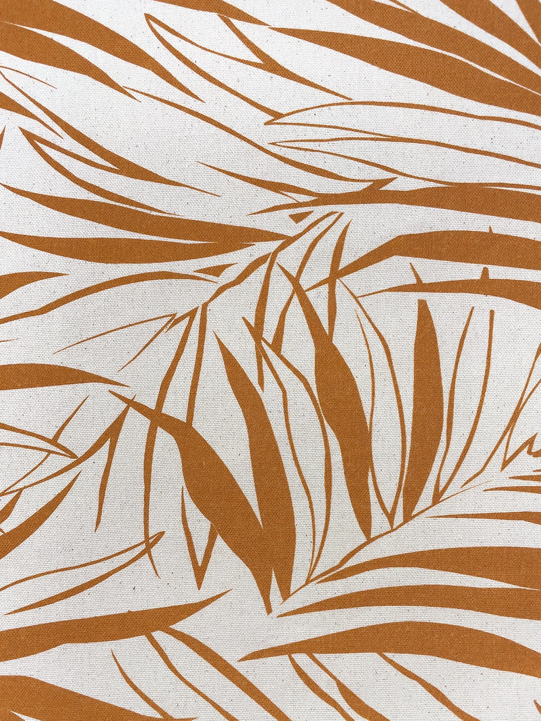 'Fabric By The Yard - Majesty Palm - Terracotta On Raw Canvas 4 'Fabric By The Yard - Majesty Palm - Terracotta On Raw Canvas - Image 2